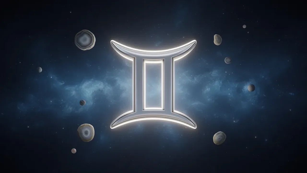 23 maja znak zodiaku: Astrologia, daty urodzin, charakterystyka Bliźniąt Symbolika dla 23 maja znak zodiaku przedstawiająca planetę Merkury, kamień agat oraz sylwetkę bizona w stylu astrologicznym.